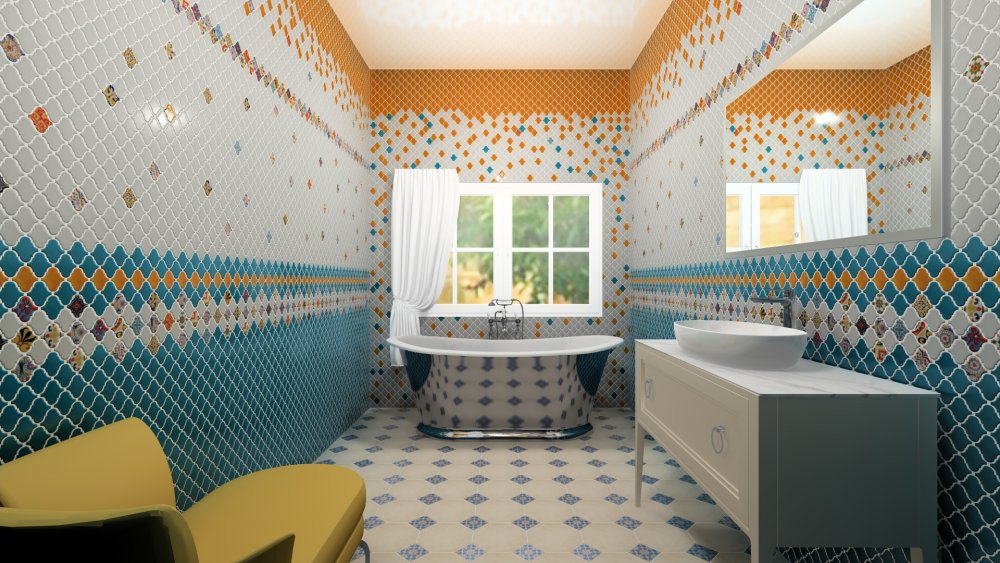 Плитка Tonalite Arabesque Silk