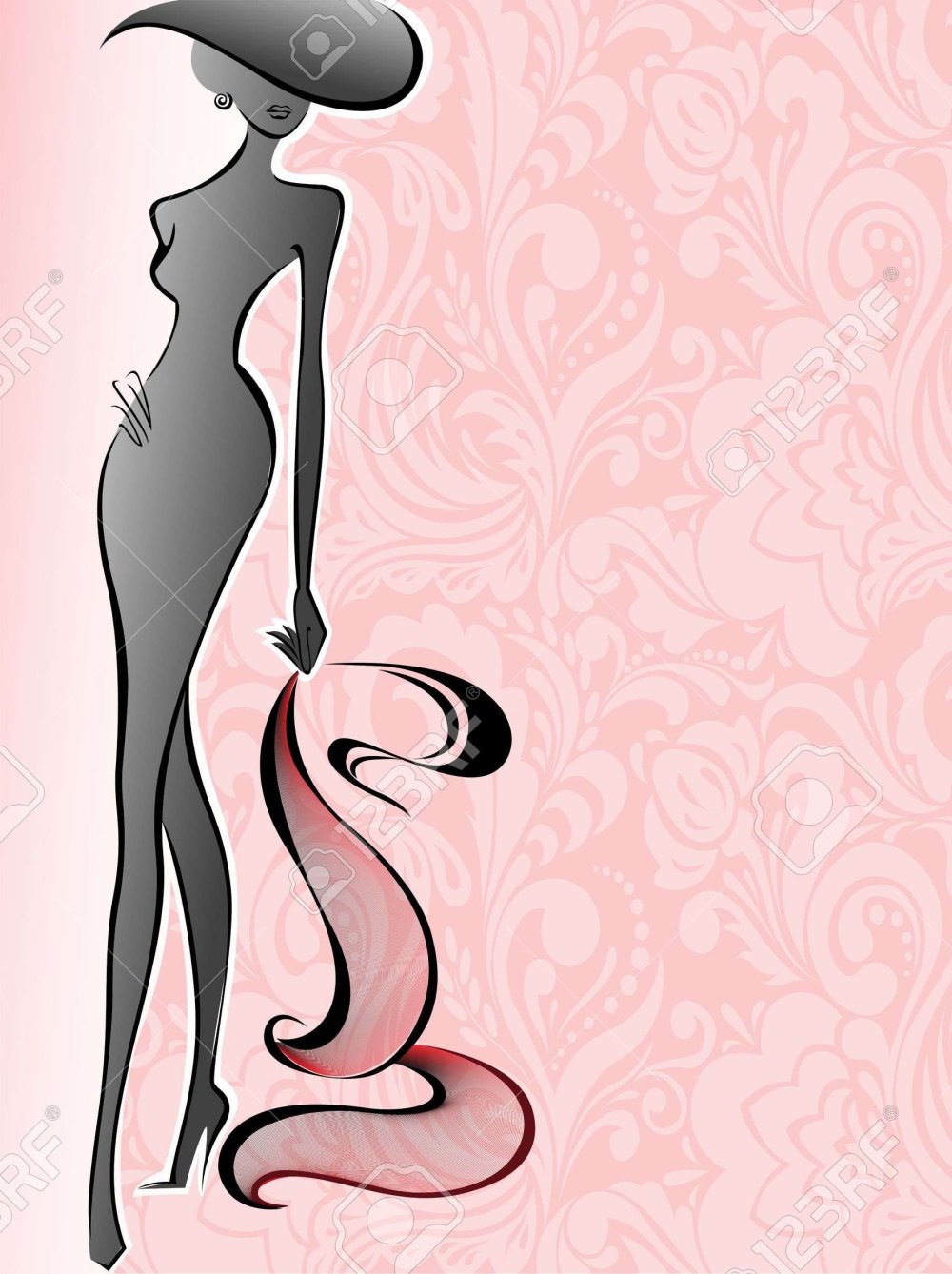 Силуэт девушки