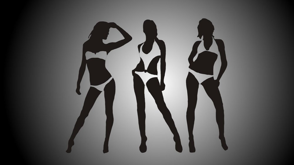 Фон фигура девушки