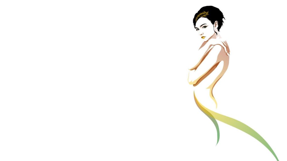 Силуэт тела девушки