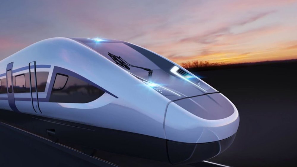 Поезд на фоне природы