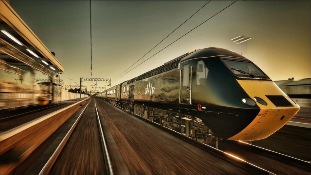 Поезд абстракция