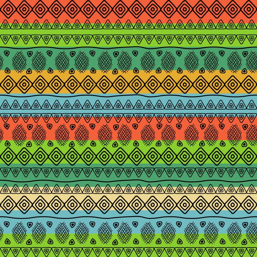 Бразилия национальные узоры паттерны