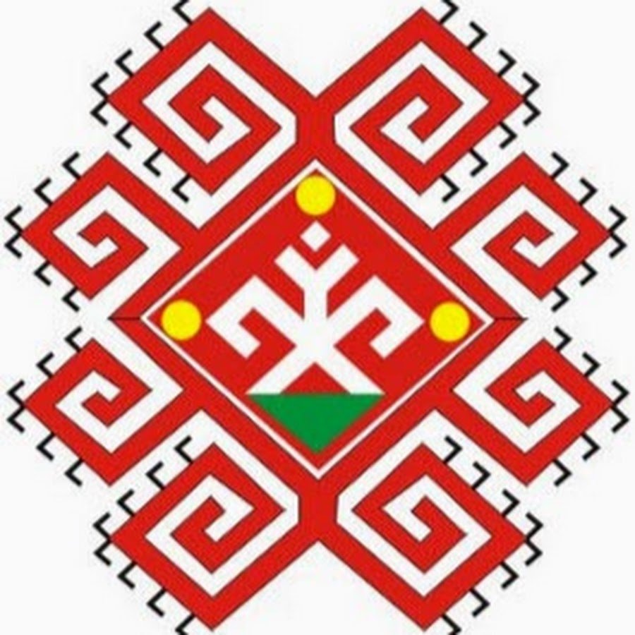 Коми орнамент фон