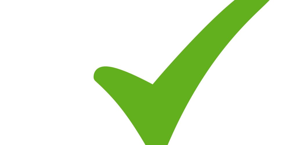 Синяя галочка