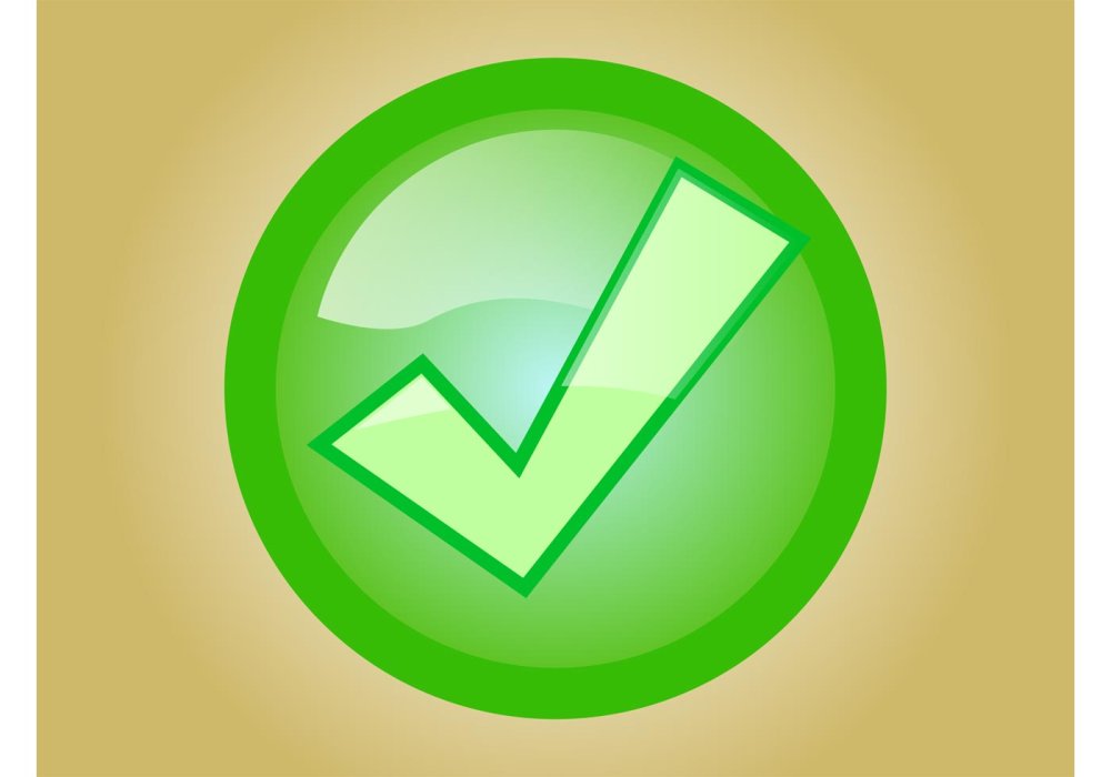 Зеленая галочка