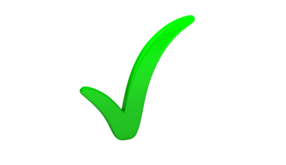 Зеленая галочка