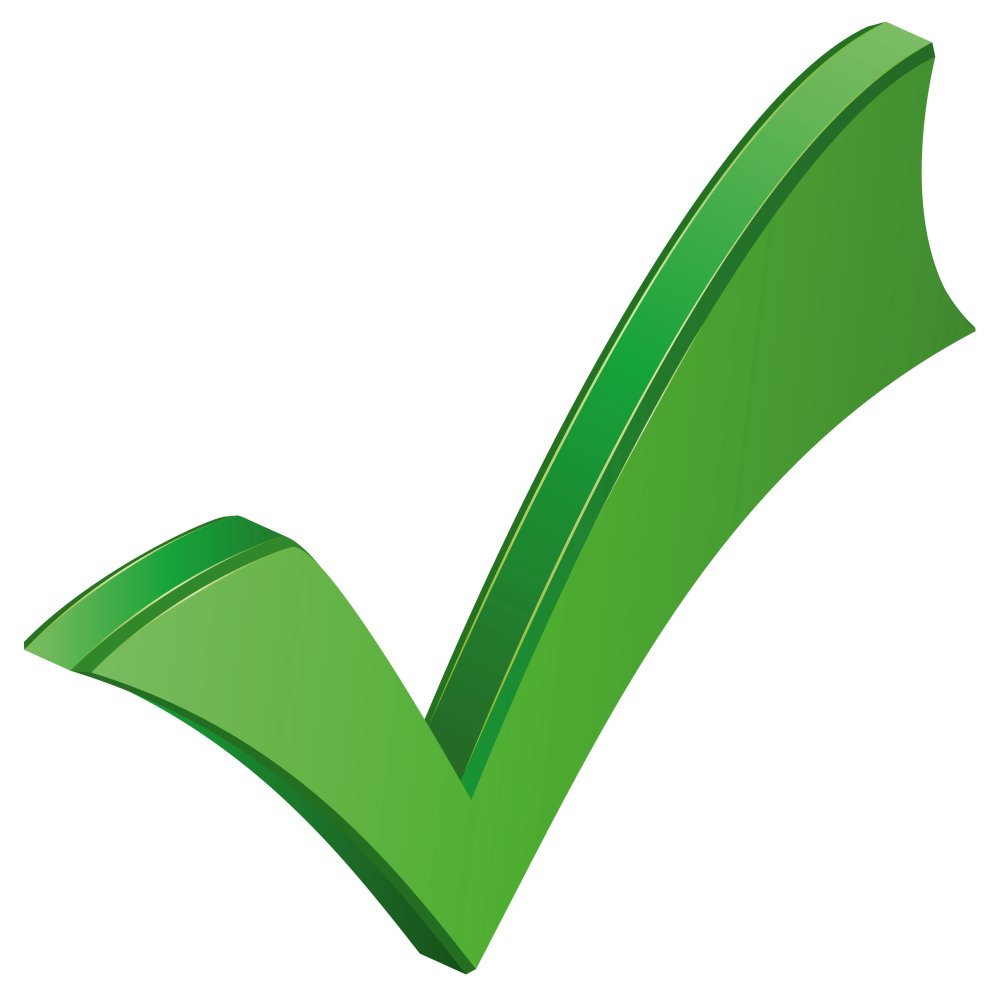 Зеленая галочка