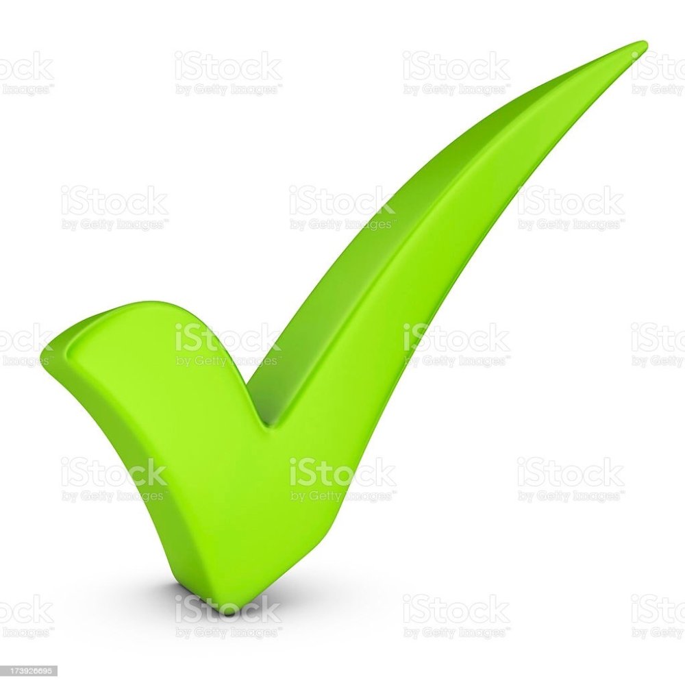 Зеленая галочка фото