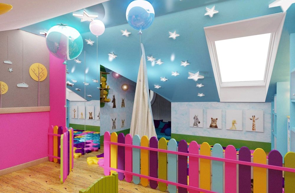 Стильная игровая комната