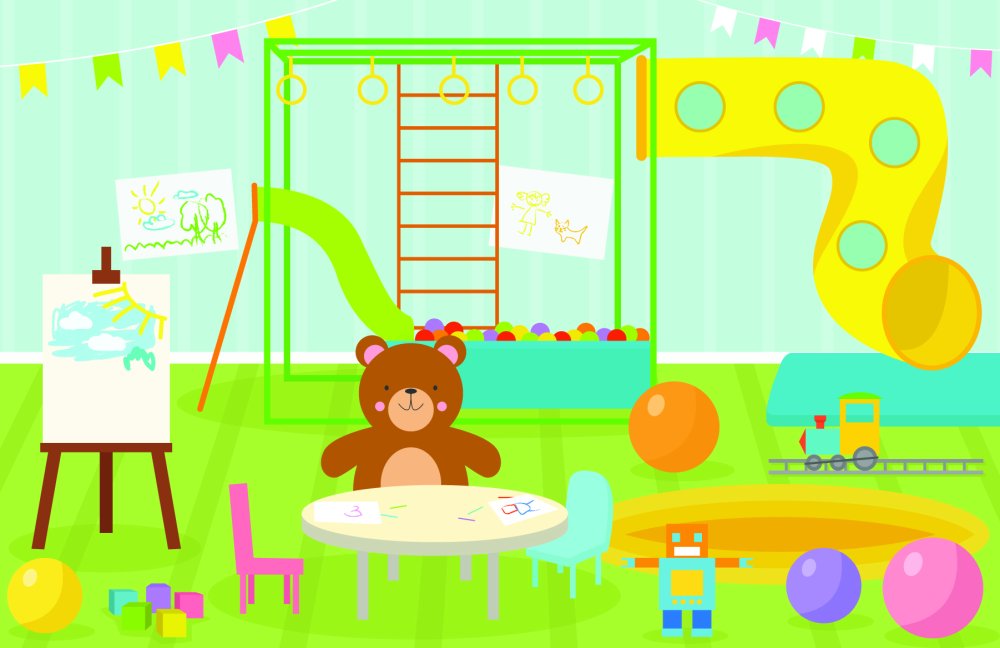 Игровая комната рисунок