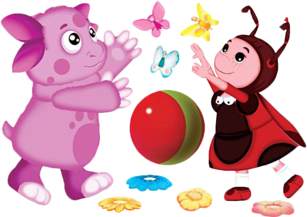 Герои мультика Лунтик