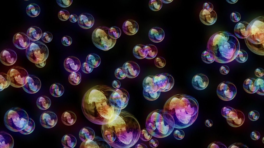Мыльные пузыри обои