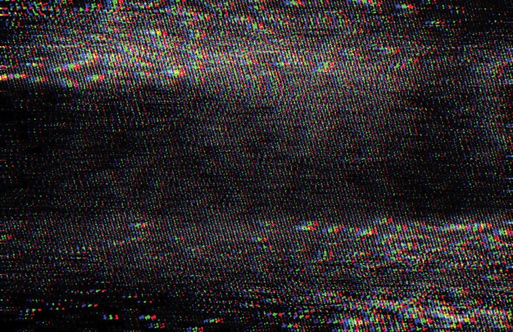 Монитор с помехами