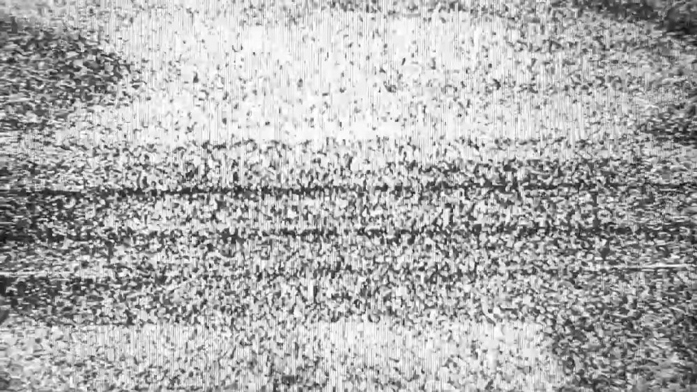 Помехи черно белые