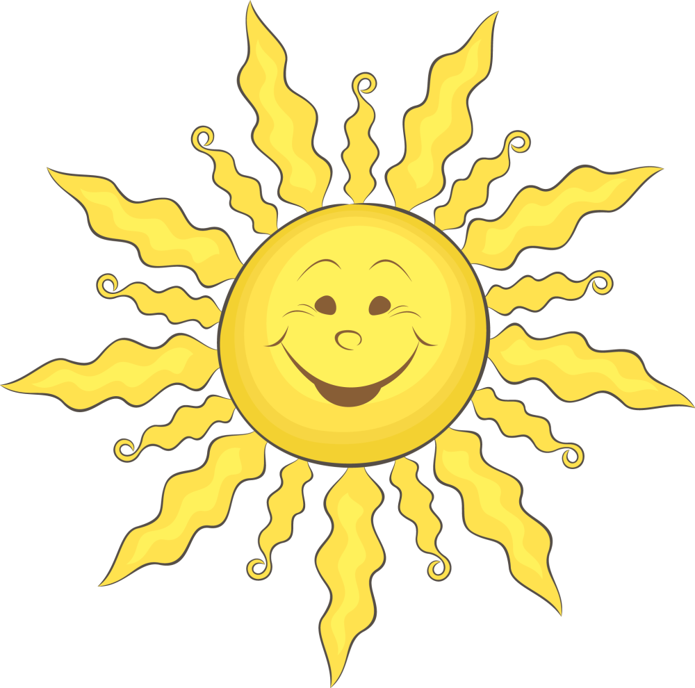 Солнышко улыбается