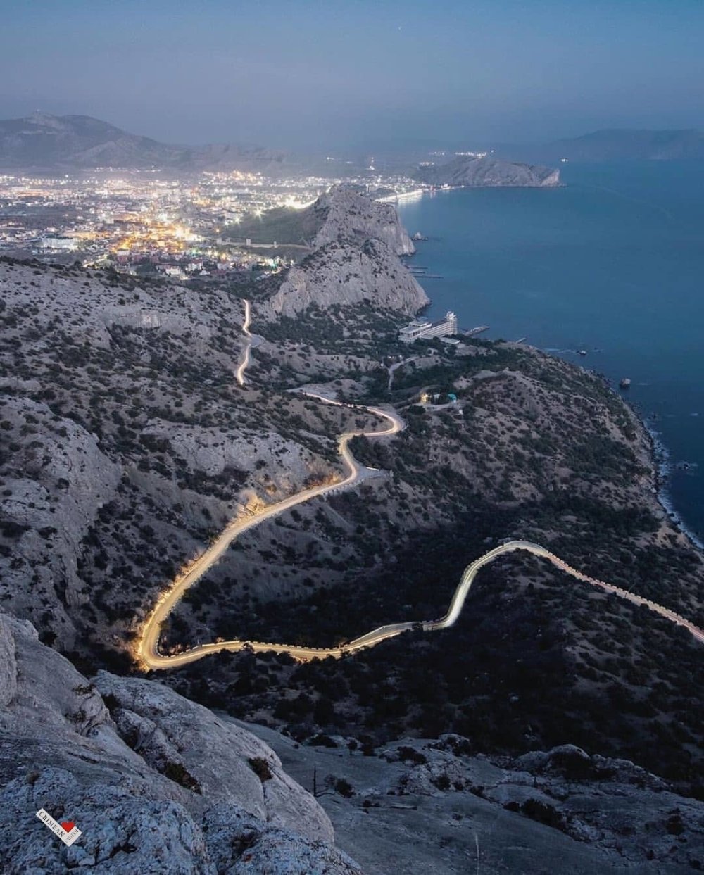 Серпантин Судак новый свет