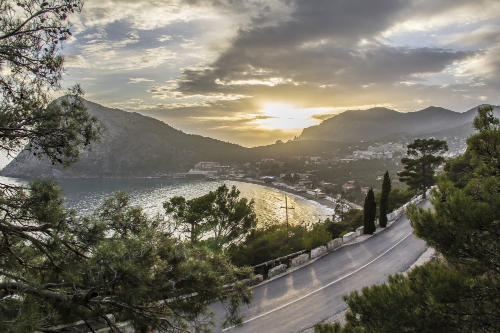 Дорога Судак новый свет