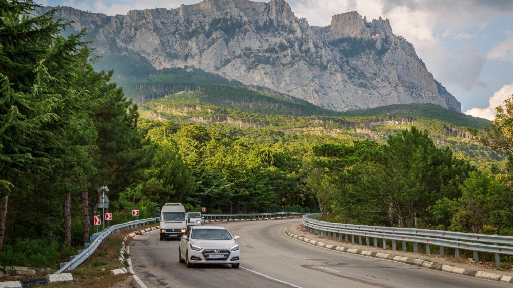 Симферополь Ялта серпантин дорога