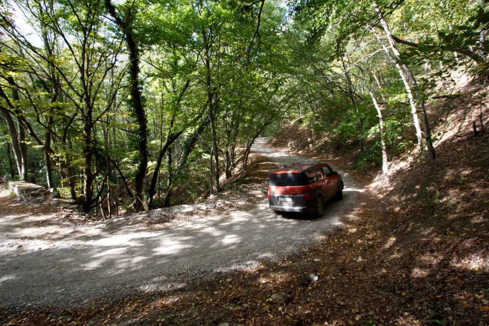 На машине к морю