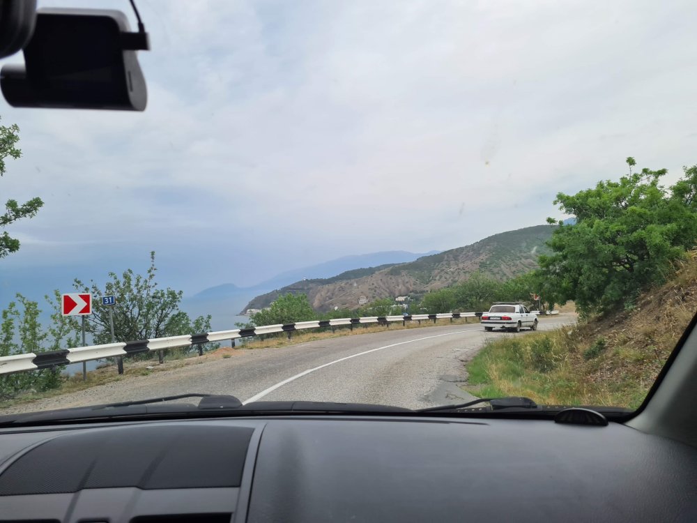 Горный серпантин Джубга Сочи