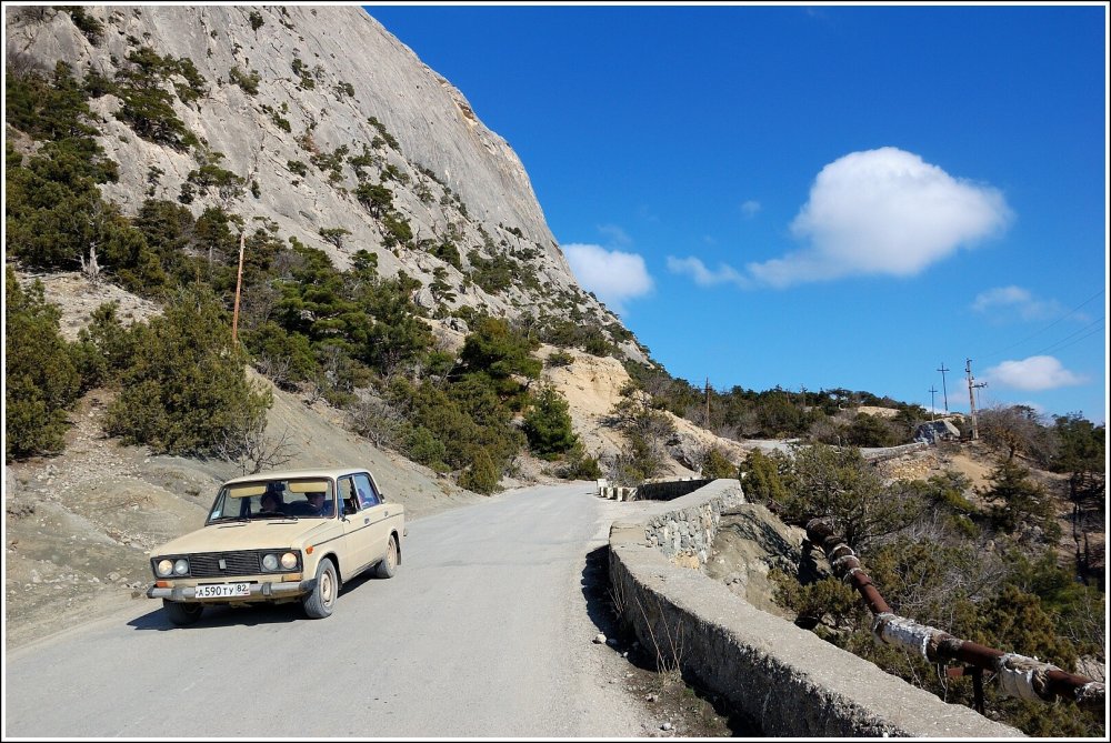 Дорога к морю машина