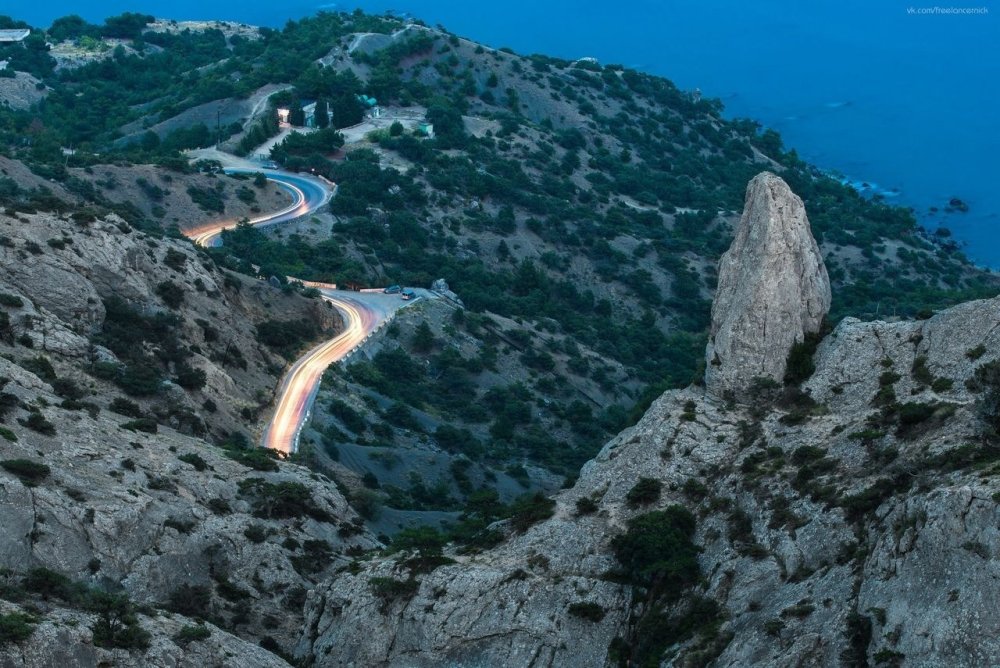 Серпантин Крым Судак