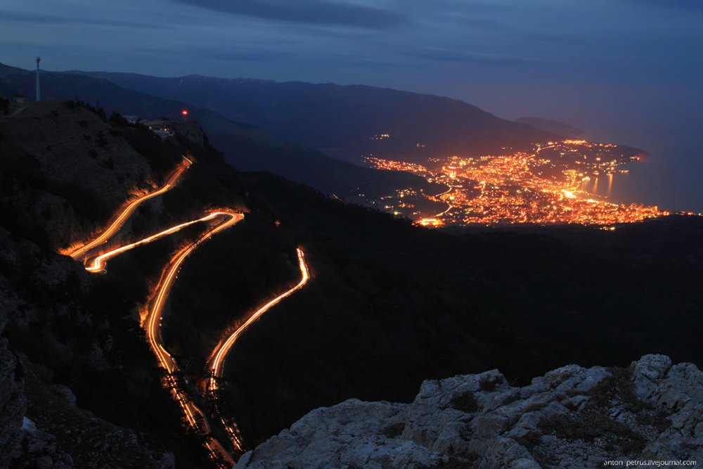 Трасса Судак Алушта