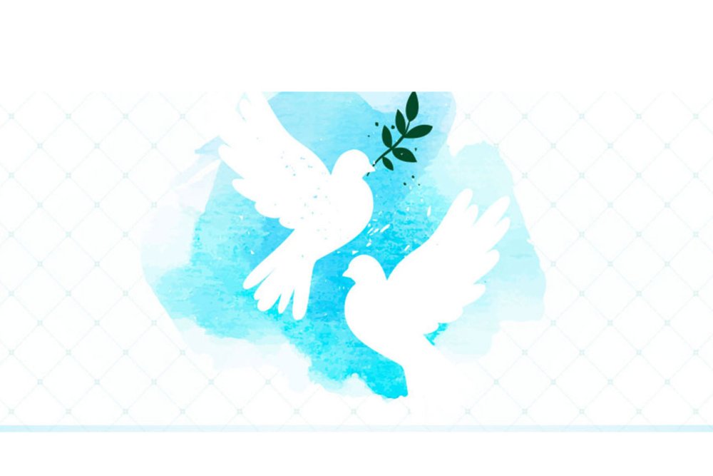 Голубь мира фон
