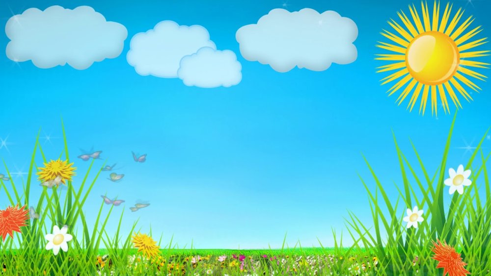 Поляна цветов для детей