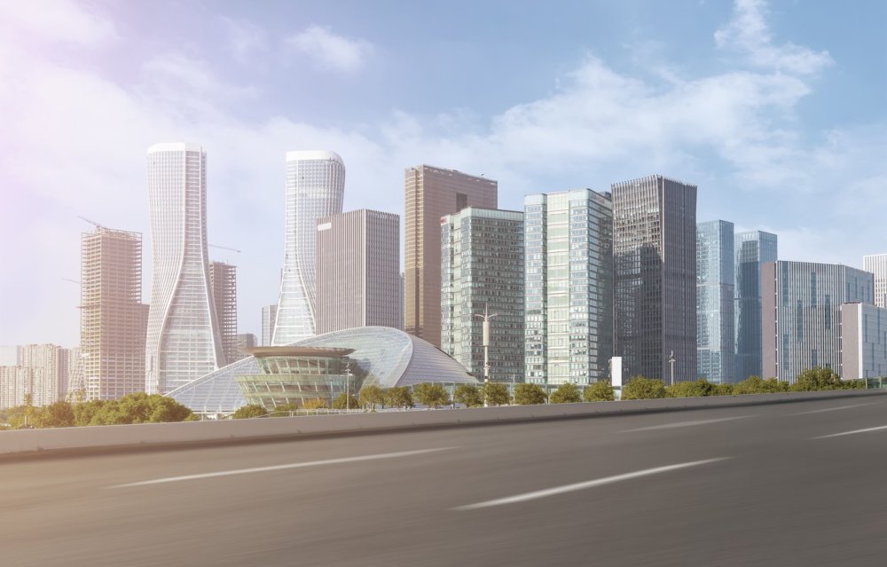 Панорама многоэтажек