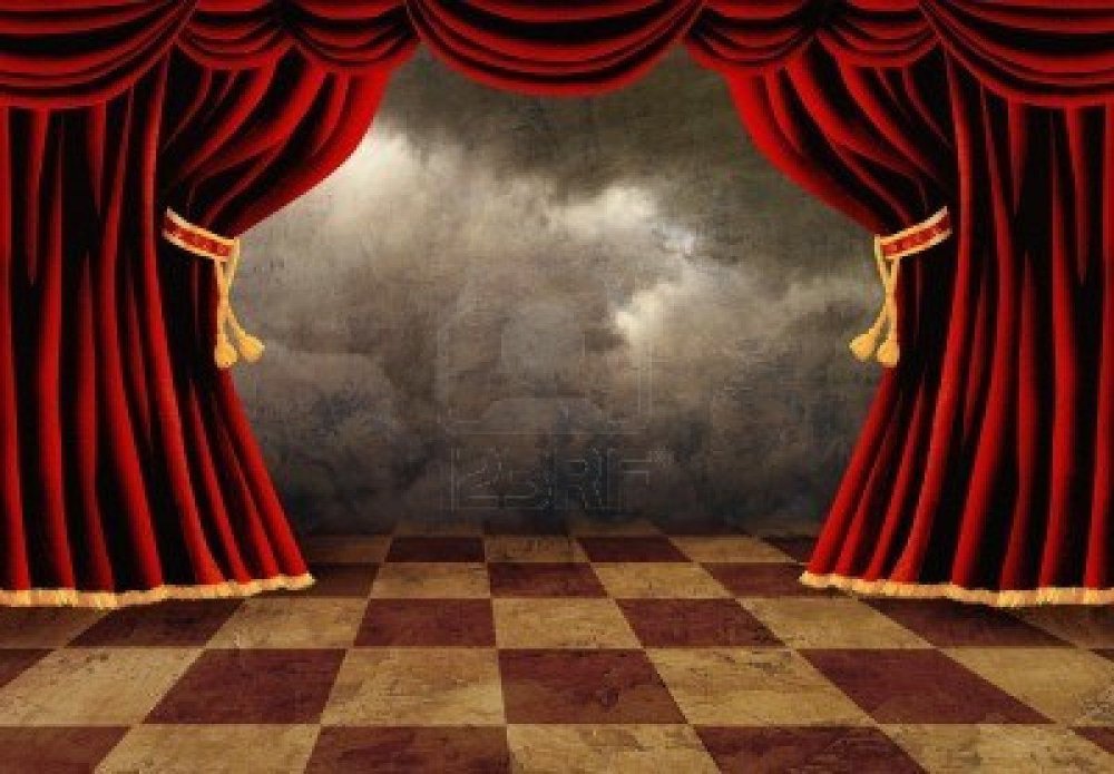 Фон детский театр