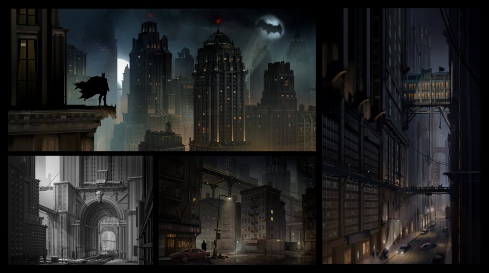 Бэтмен комикс Готэм Сити