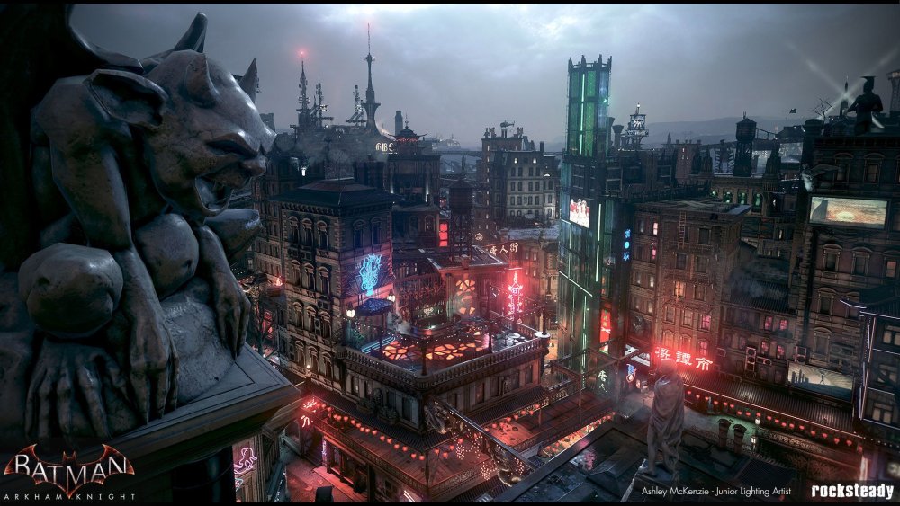 Бэтмен комикс Готэм Сити