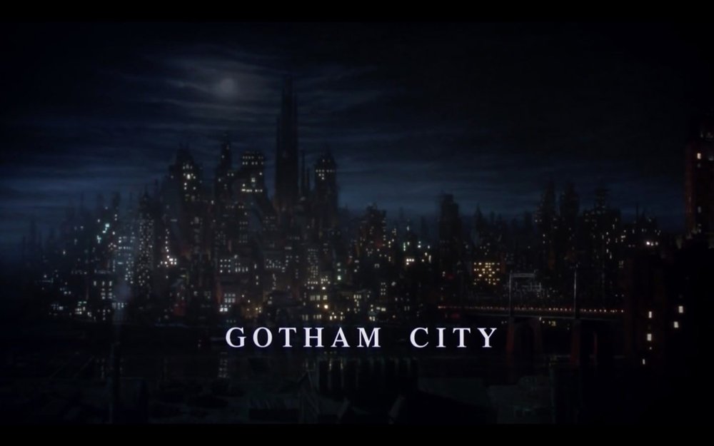 Бэтмен город Готэм