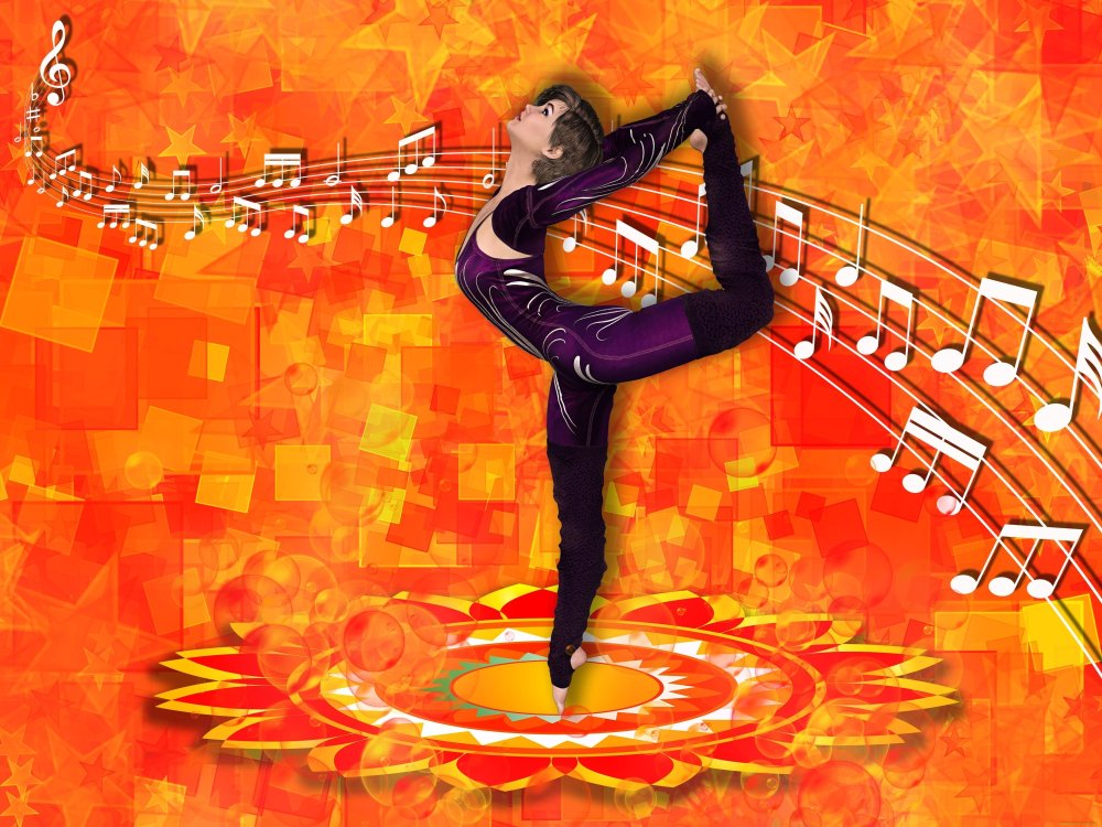 Танец абстракция