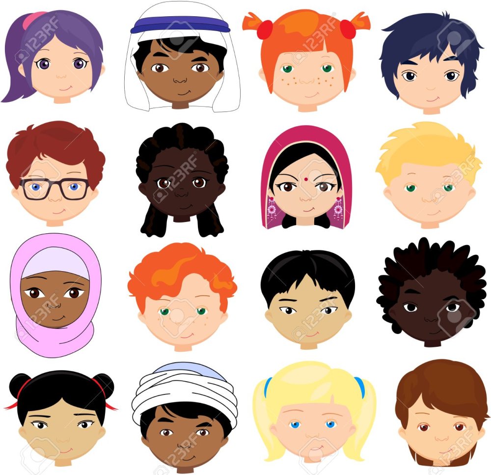 Расы людей для детей