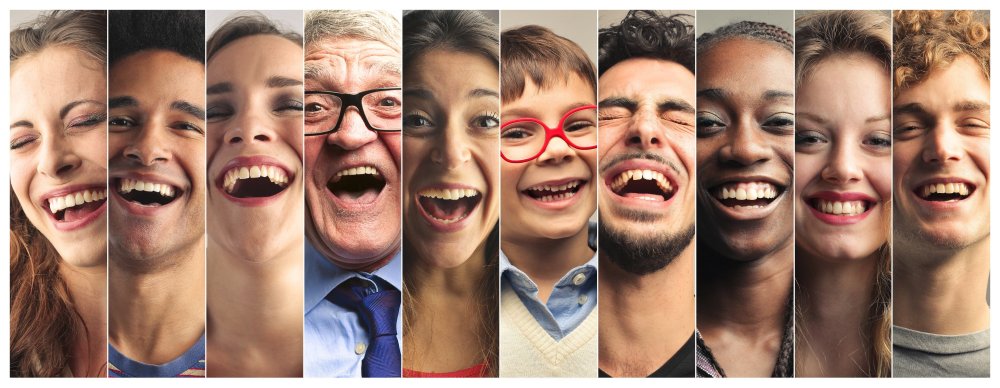 Улыбки разных людей