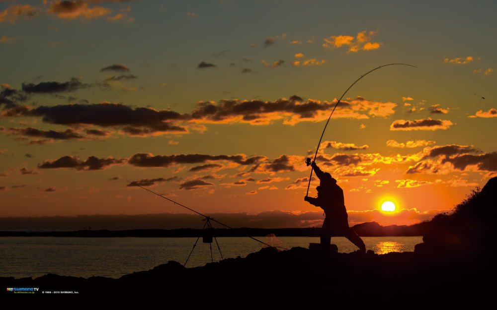 Рыбалка на закате
