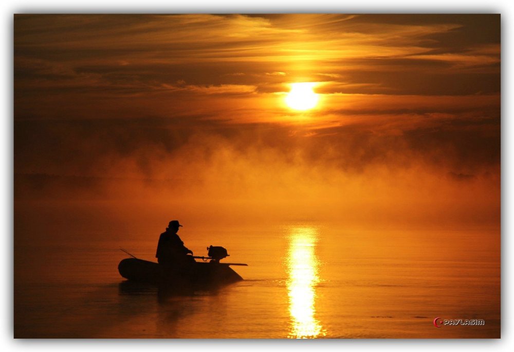 Рассвет на рыбалке