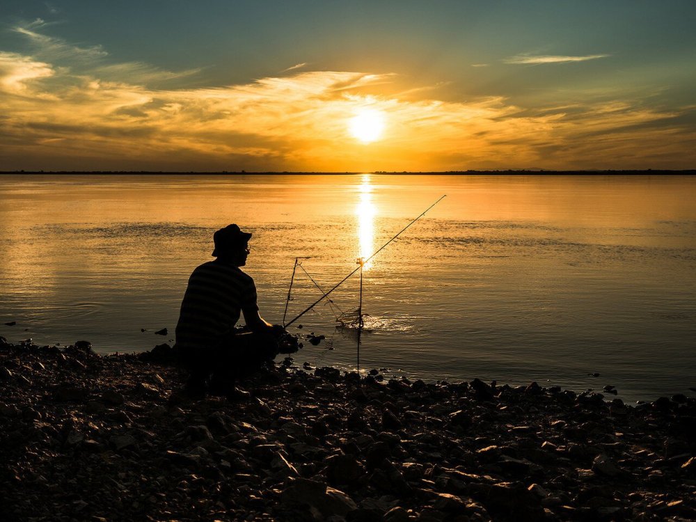 Рыбалка красивый вид