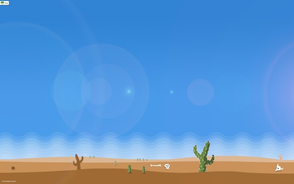 Пиксельная пустыня вид сверху