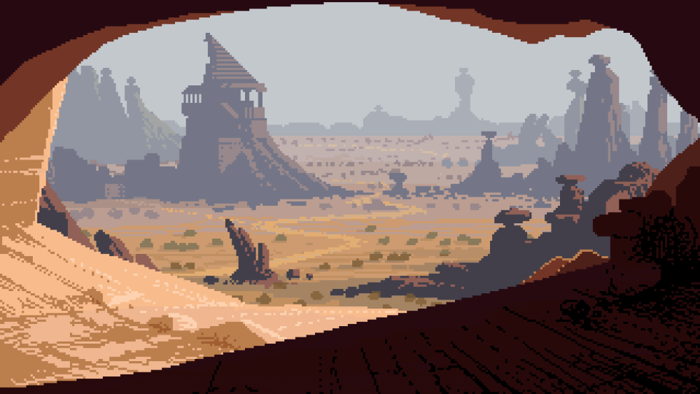 Пиксельная пустыня