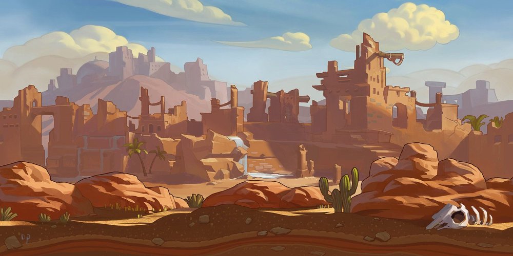 Пустыня локация 2д
