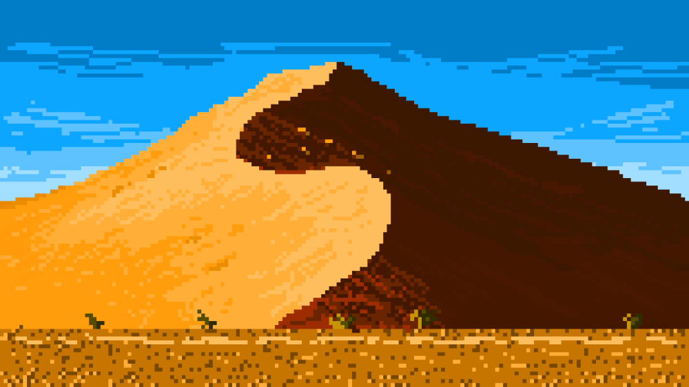 Пиксельная пустыня