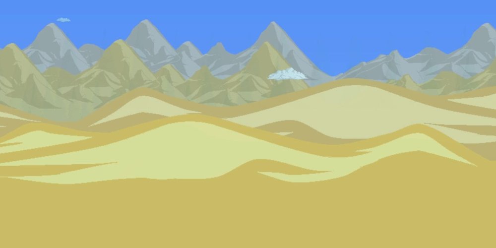 Террария фон пустыни