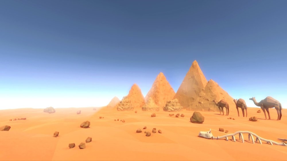 Пустыня Лоу Поли