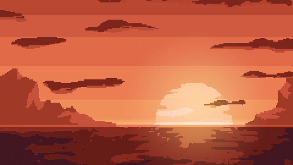 Марс пиксель арт