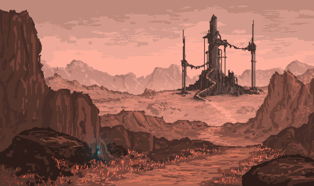 Дюна пиксель арт