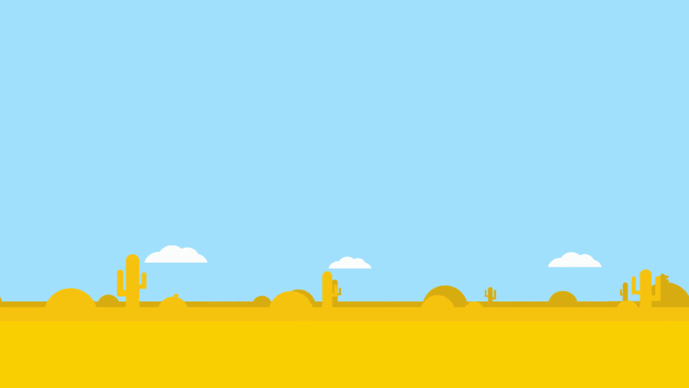 Пустыня мультяшная